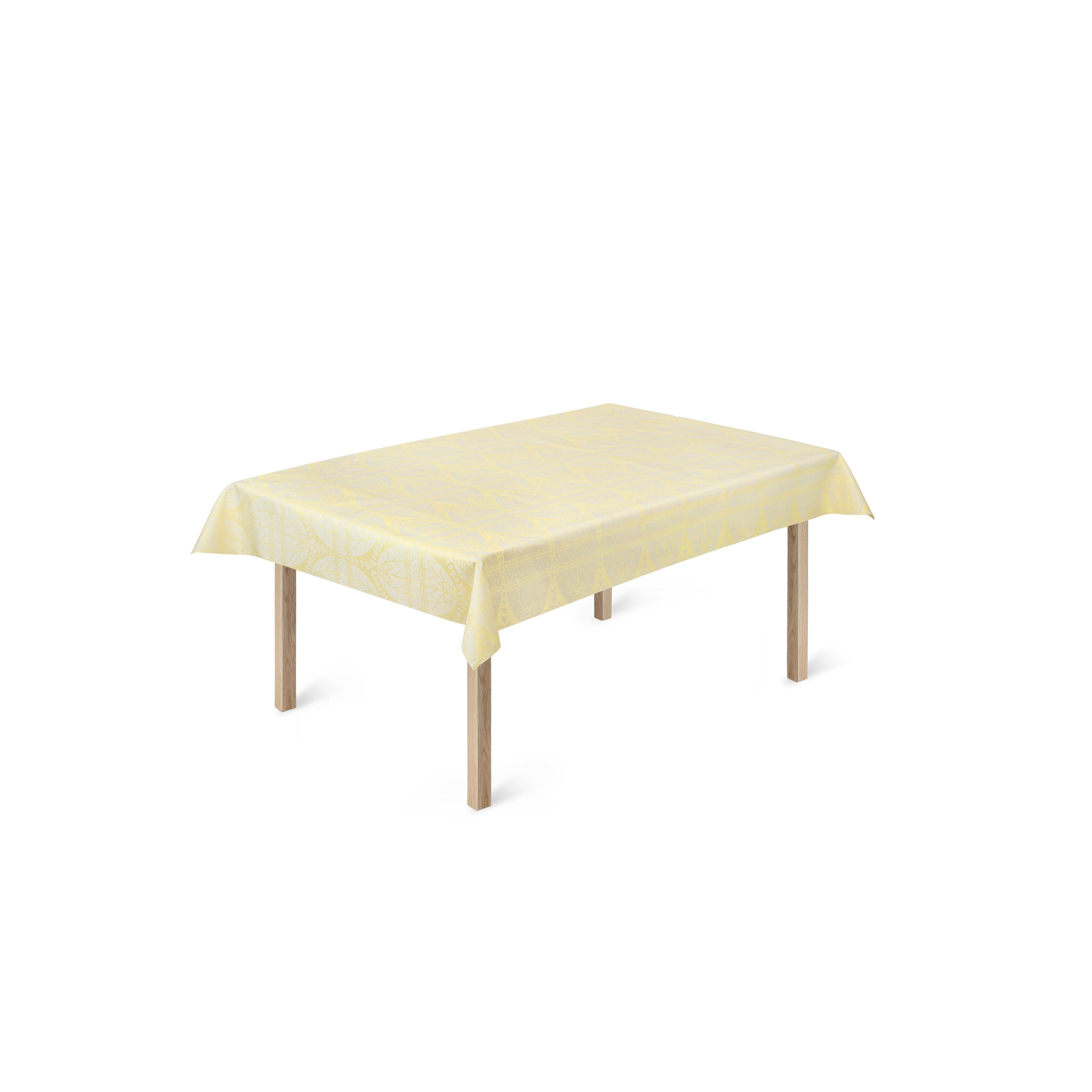 Toalha de mesa de acrílico da Páscoa de Rosendah, 140 cm, amarelo