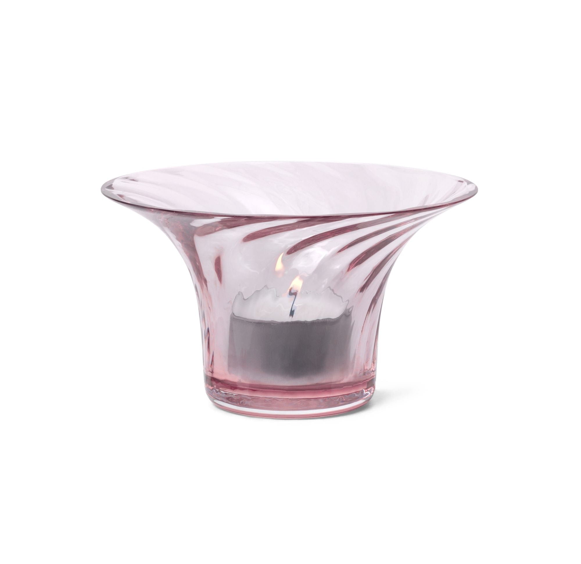 [product_category]-Rosendahl Filigree Optic Anniversary Tealight Holder ø11 Cm, Pink-Rosendahl-5709513381426-38142-ROS-3