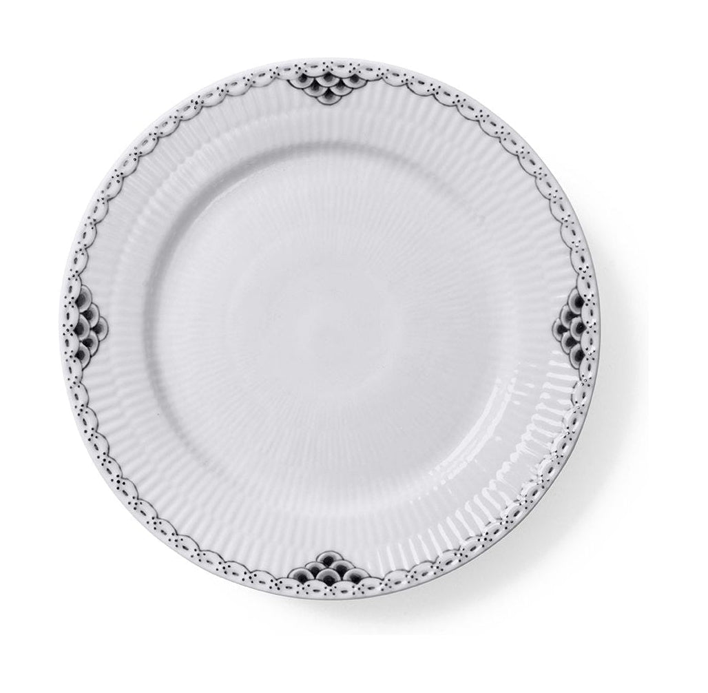 [product_category]-Royal Copenhagen Black Lace Plate, 19 Cm-Royal Copenhagen-5705140742555-1066929-ROY-1