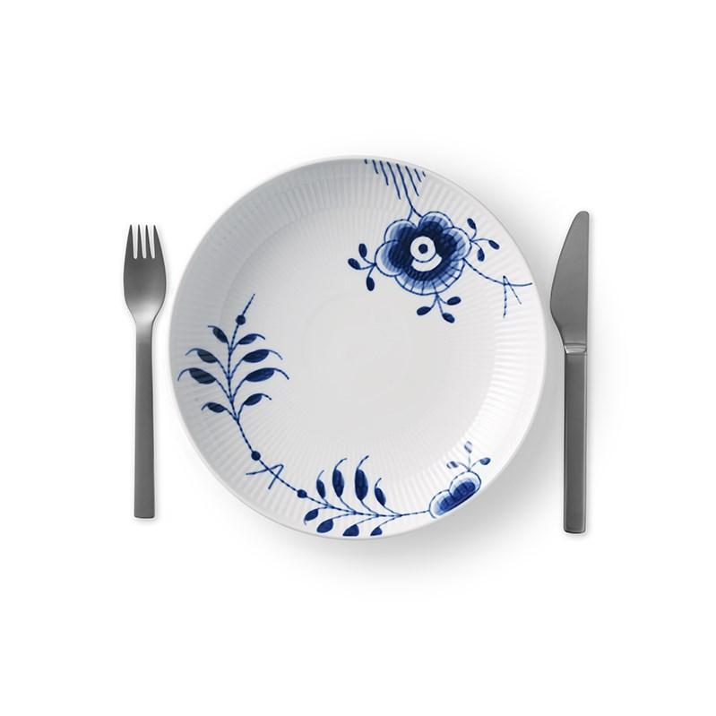 [product_category]-Royal Copenhagen Blue Fluted Mega Modern Plate, 25cm-Royal Copenhagen-5705140722106-1016905-ROY-3