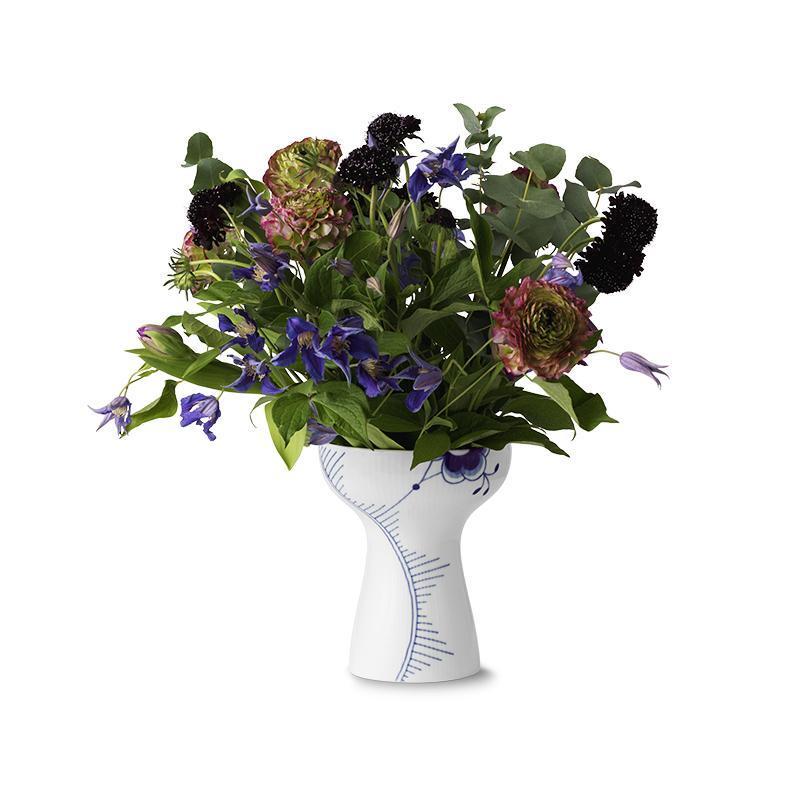 [product_category]-Royal Copenhagen Blue Fluted Mega Vase, 19cm-Royal Copenhagen-5705140734833-1052396-ROY-7