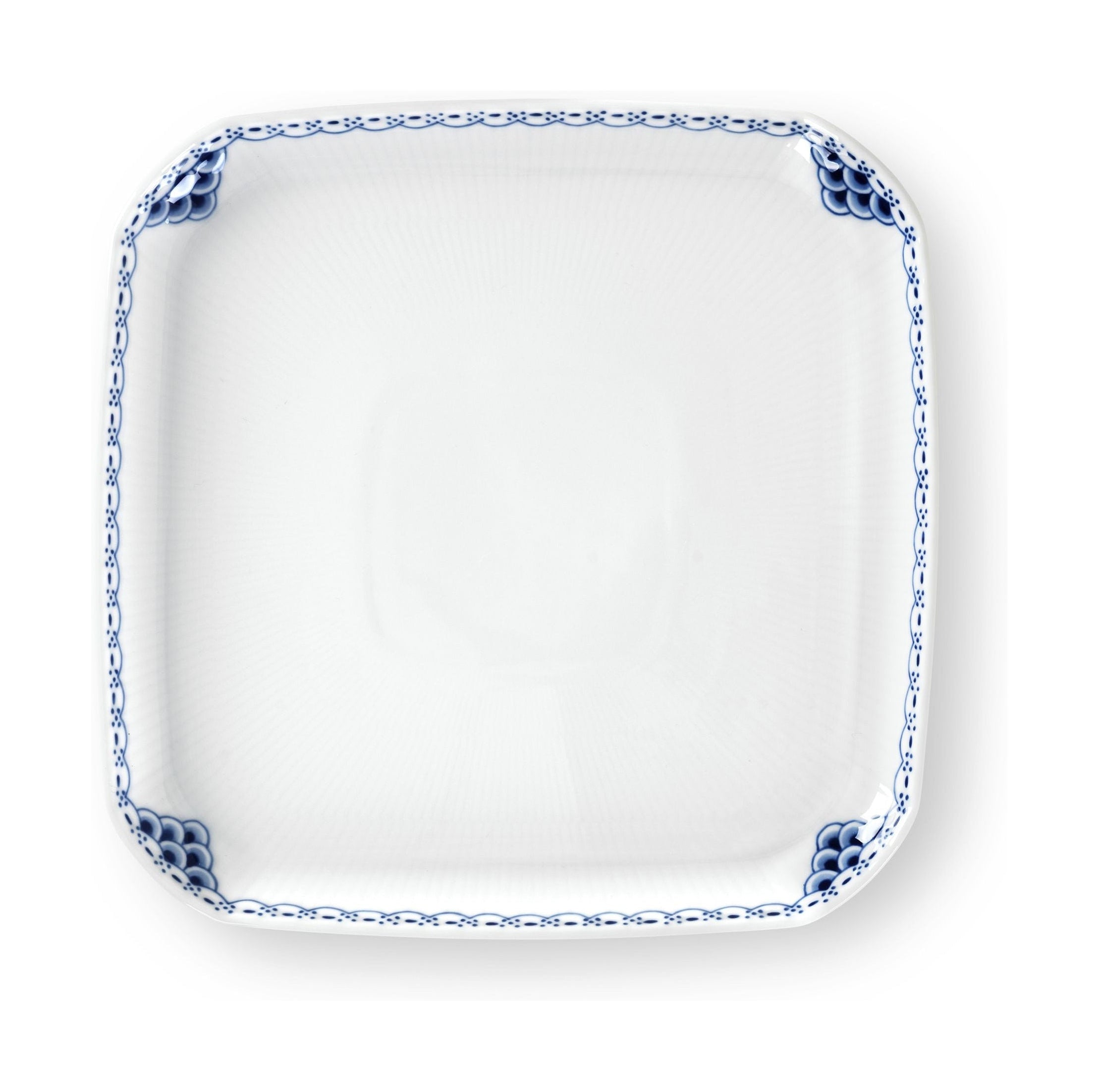 [product_category]-Royal Copenhagen Princess Square Plate, 21 Cm-Royal Copenhagen-5705140742517-1066925-ROY-1