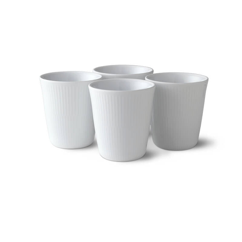 [product_category]-Royal Copenhagen White Fluted Thermo Mug 29 Cl, Set Of 4-Royal Copenhagen-5705140713883-1016917-ROY-2