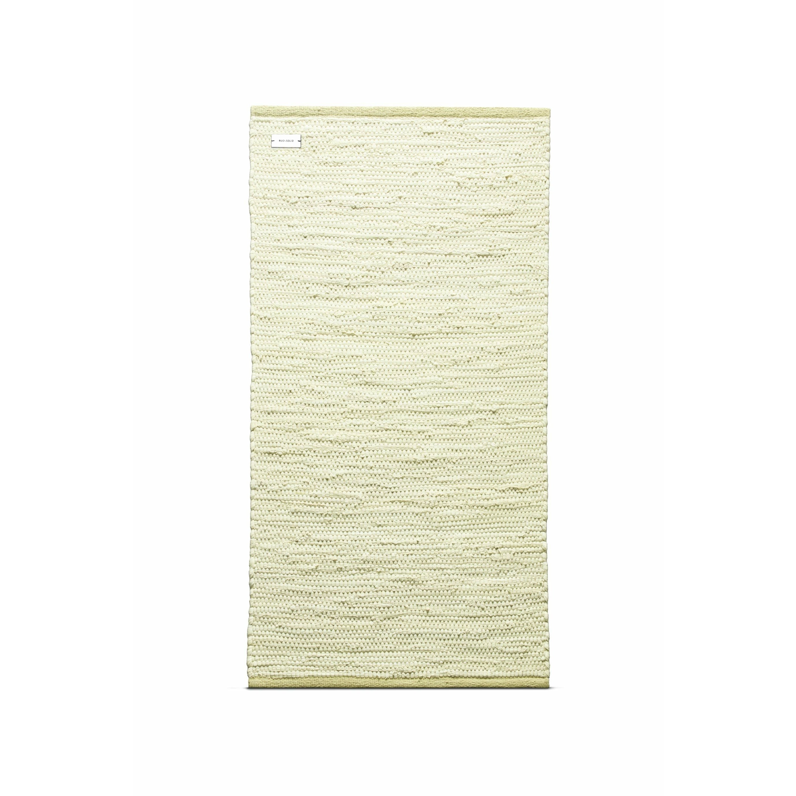 Tapis de coton massif du tapis 135x65 cm, citron