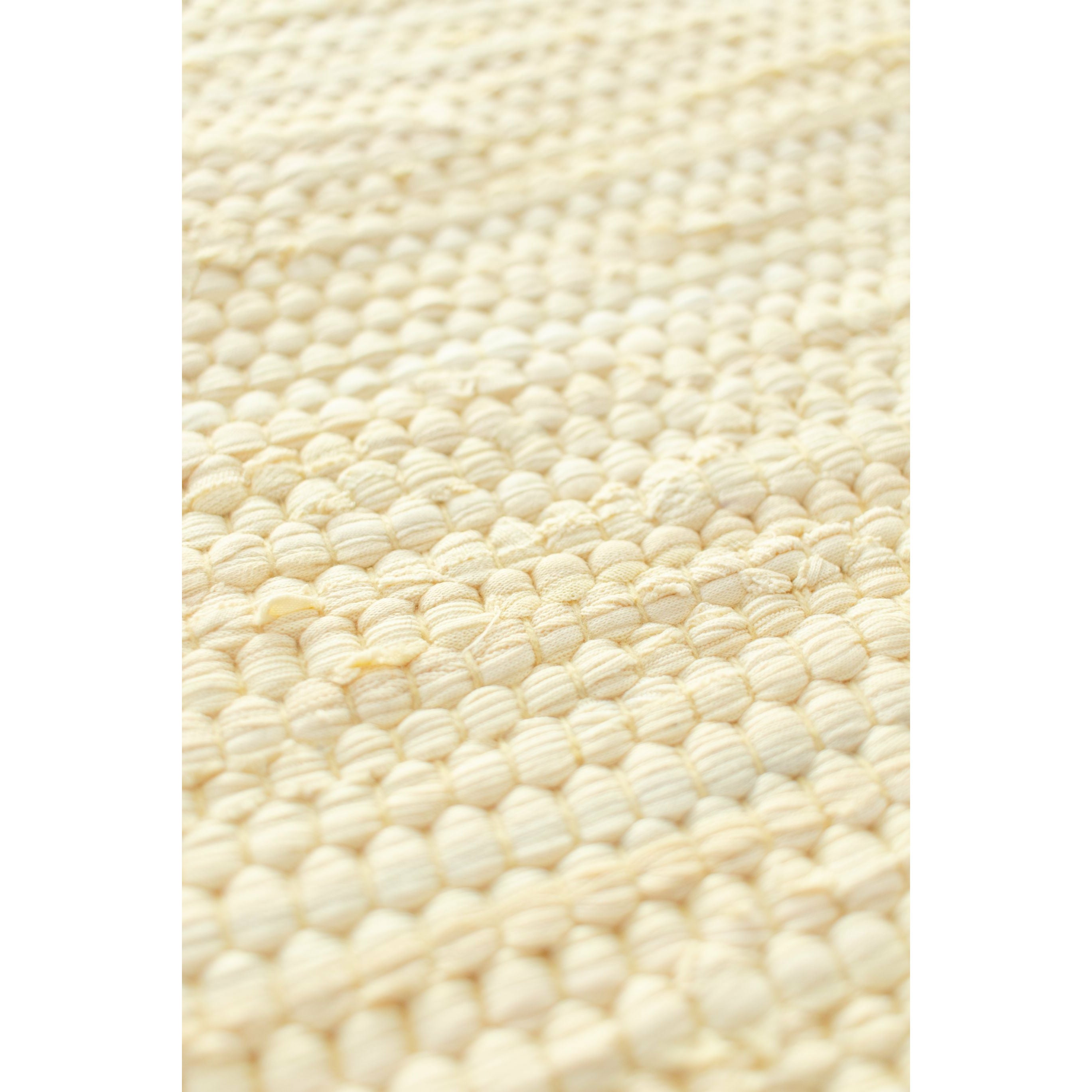 Tapis de coton massif 200x75 cm, citron