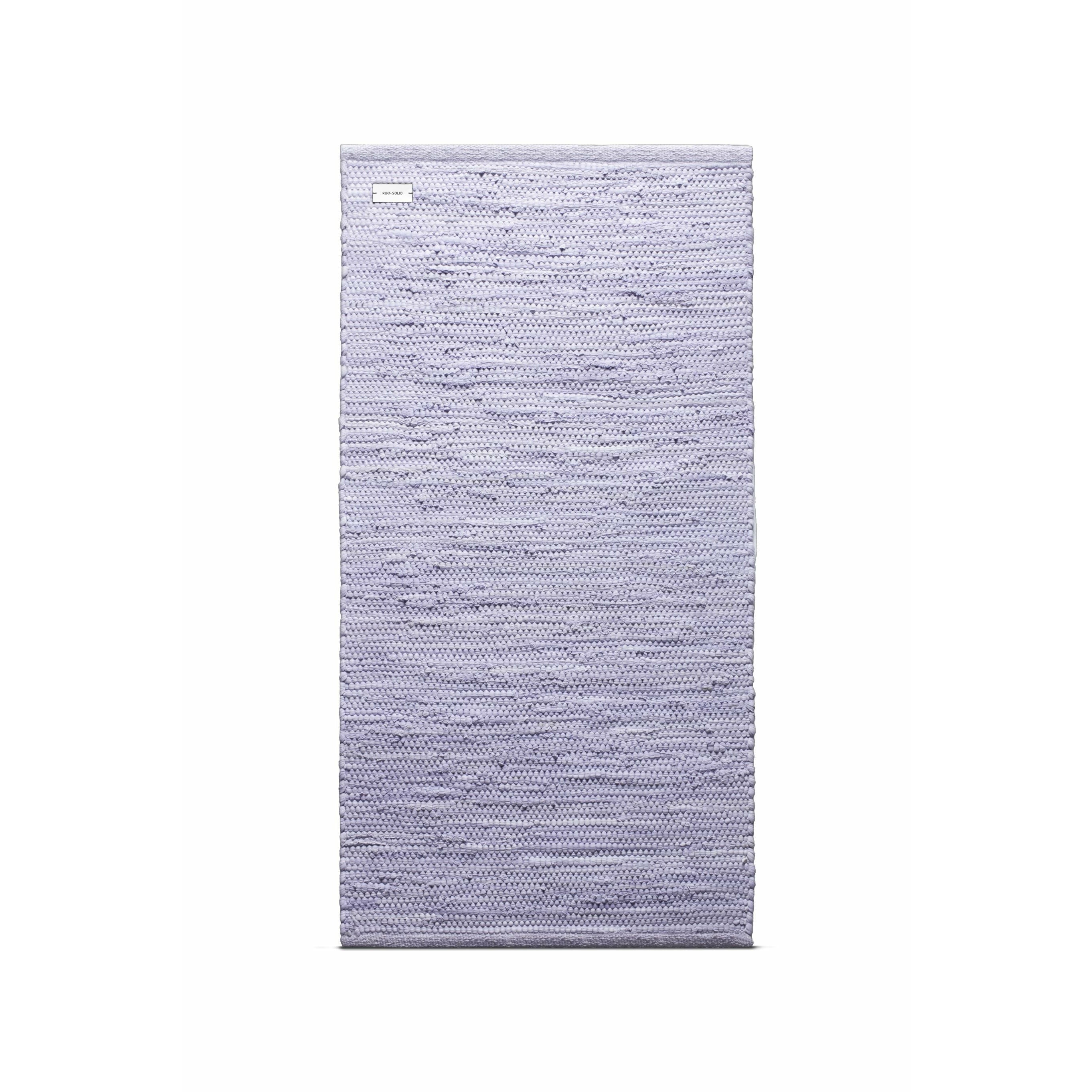 Rug Solid Cotton Rug 240x170 Cm, Lavender