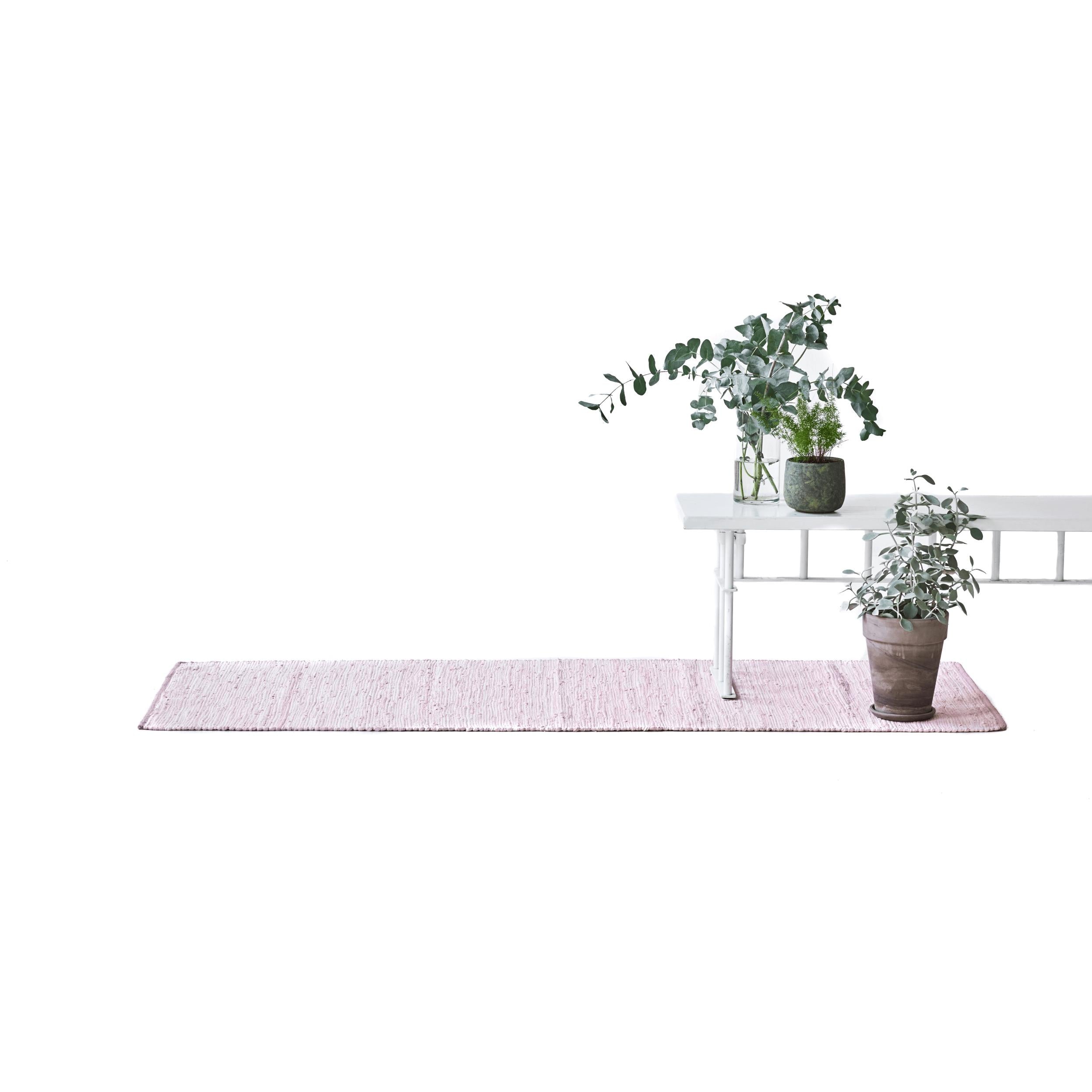 Alfombra de algodón sólido Rug Misty Rose, 60 x 90 cm