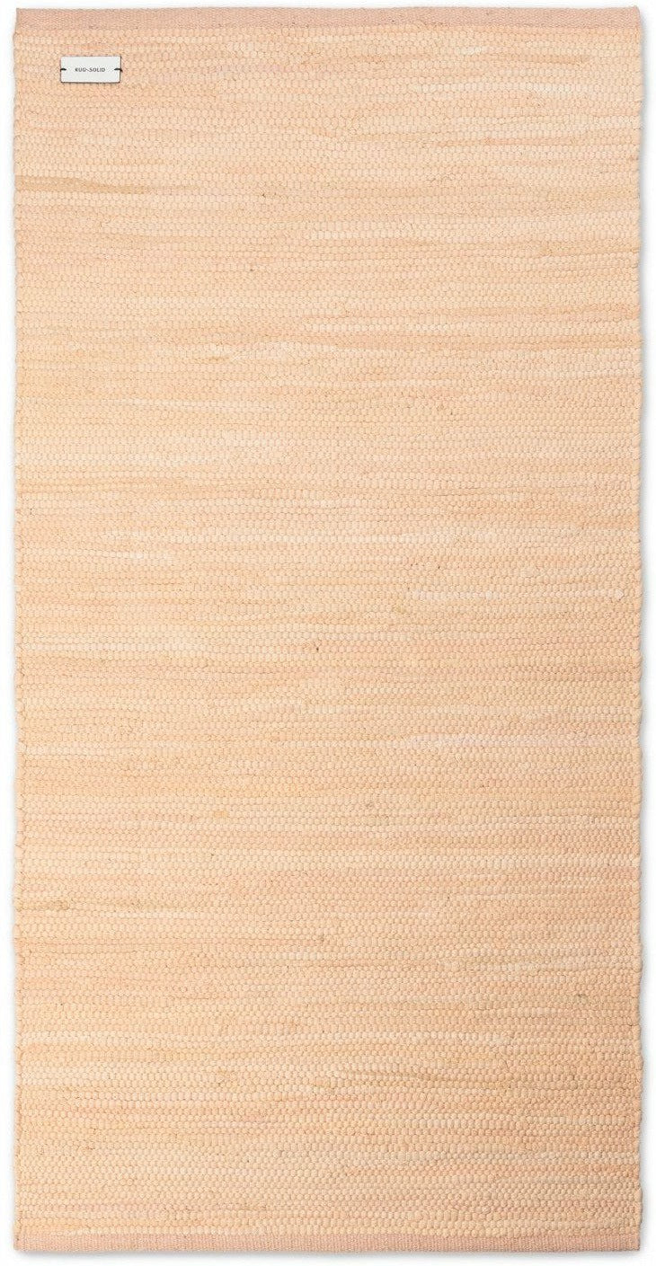 Tapis de coton massif pêche douce, 140 x 200 cm