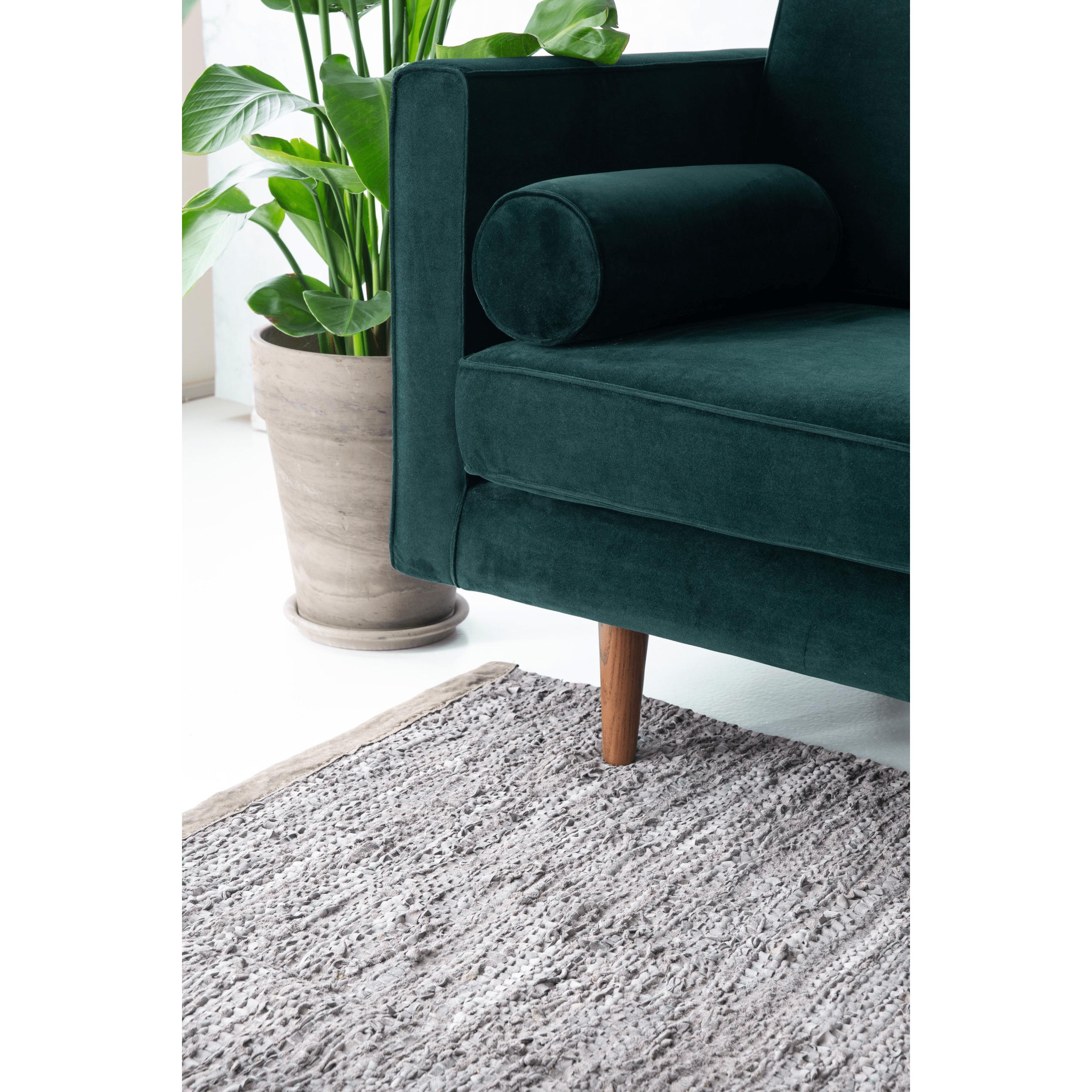 Rug Solid Leather Carpet Wood, 250 X 350 Cm