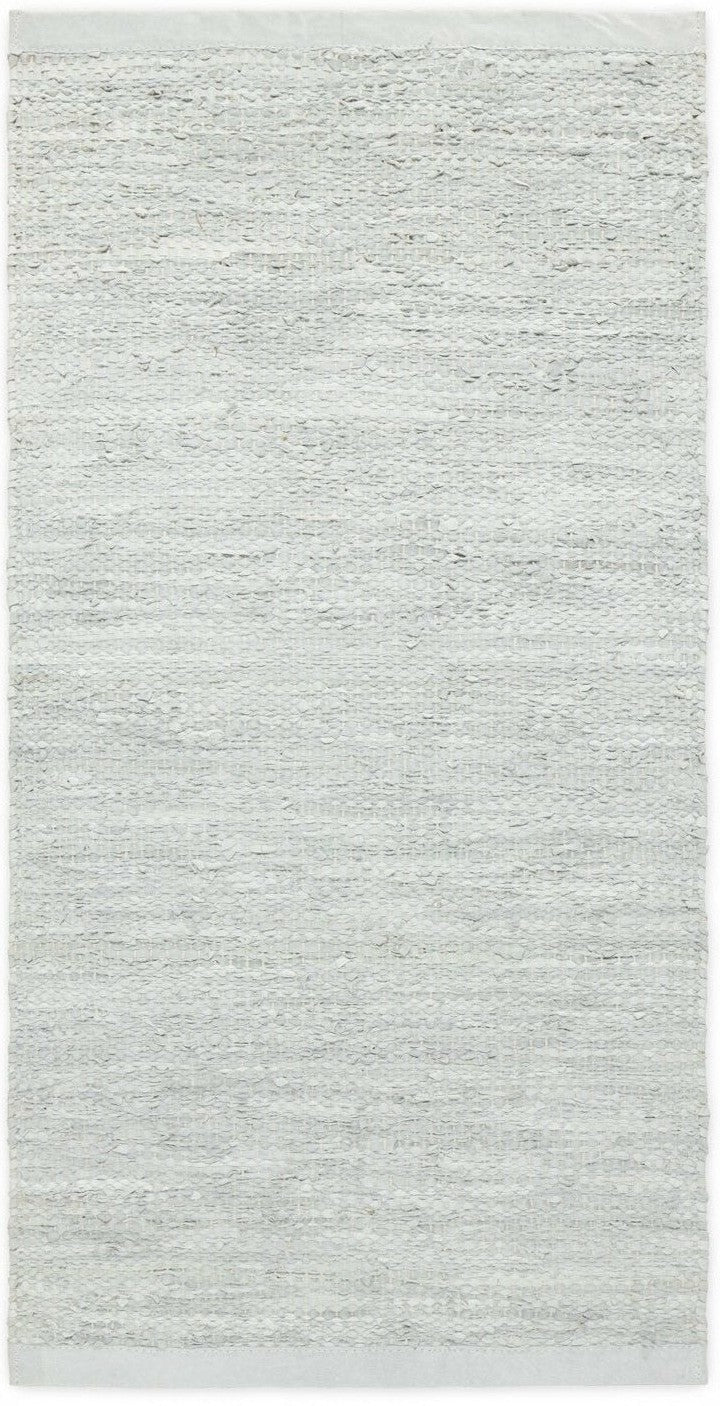 Rug Solid Leather Rug Limestone, 140 X 200 Cm