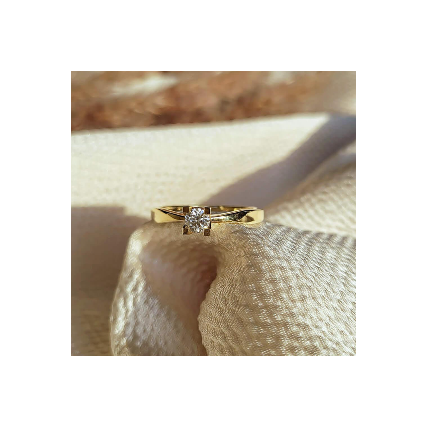 Scouples Cleópatra Ring (0,20CT) - Gold/Diamante