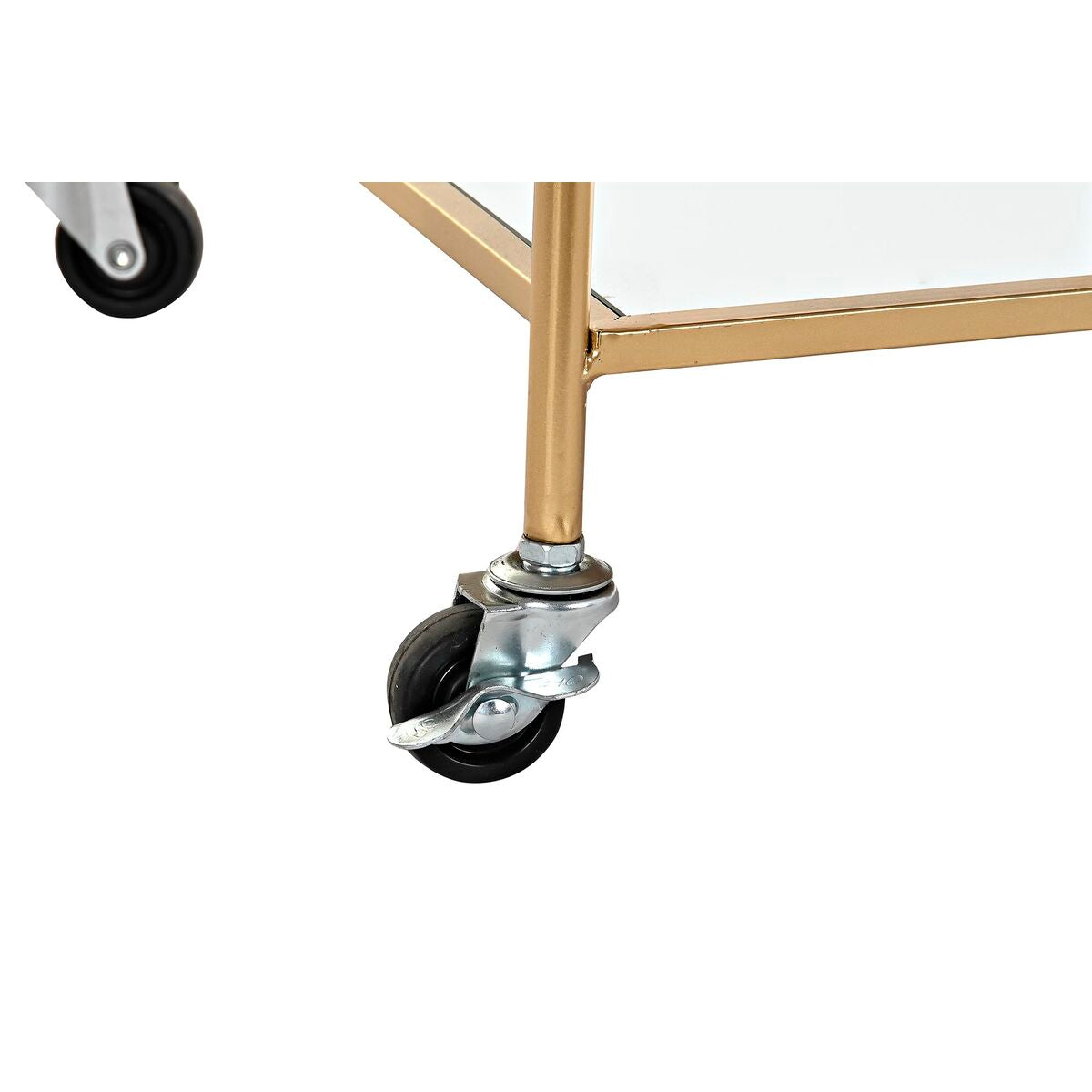 [product_category]-Serving trolley DKD Home Decor Golden Metal Mirror 71 x 35 x 75,5 cm-Bigbuy-S3033691-4