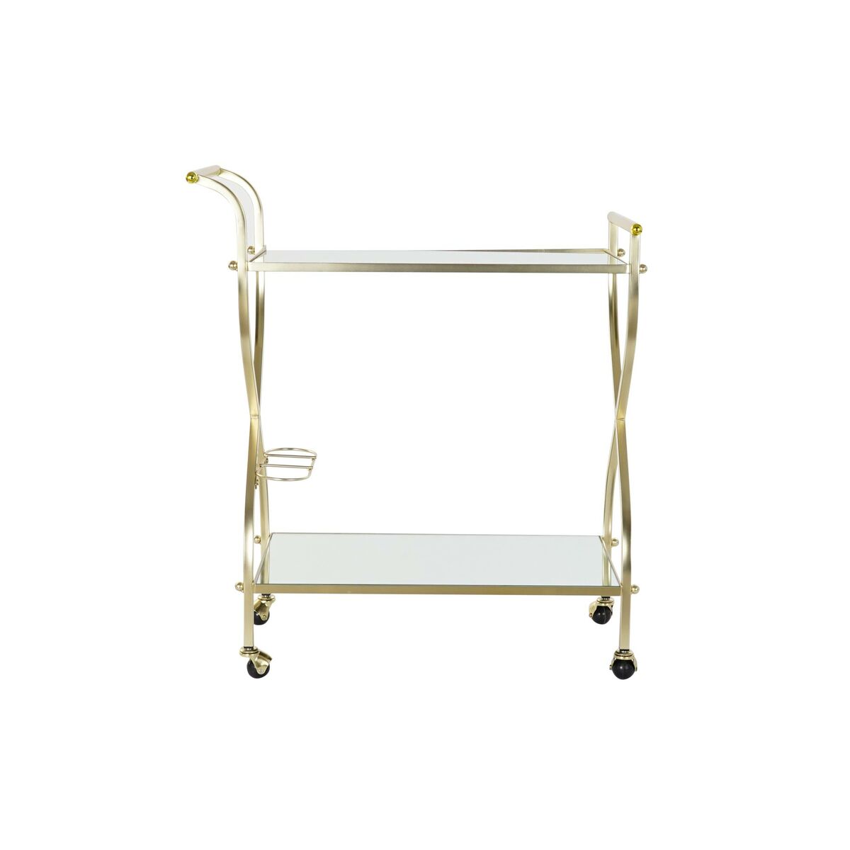 [product_category]-Serving trolley DKD Home Decor Golden Steel Mirror 70 x 36,5 x 83 cm-Bigbuy-S3032921-5