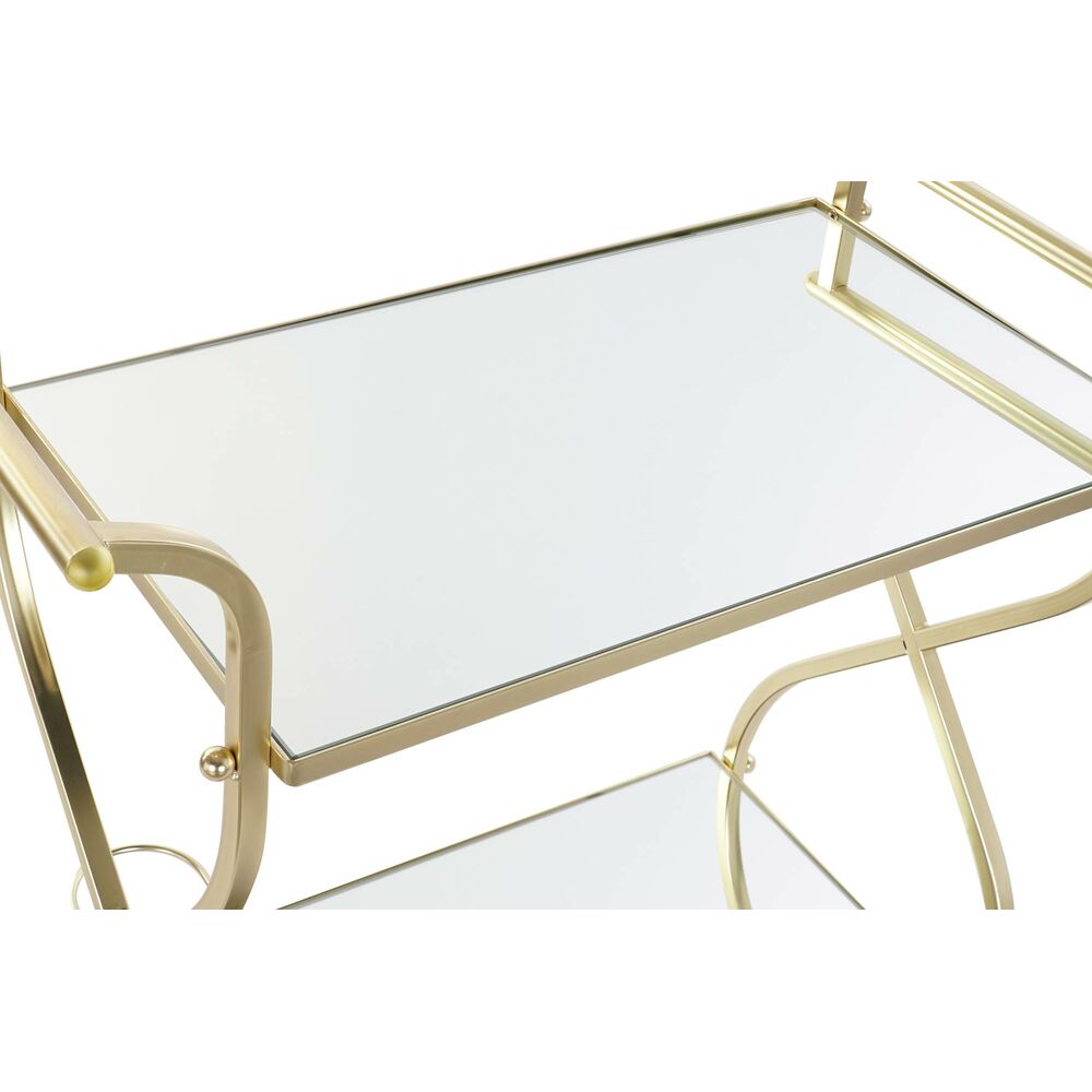 [product_category]-Serving trolley DKD Home Decor Golden Steel Mirror 70 x 36,5 x 83 cm-Bigbuy-S3032921-8