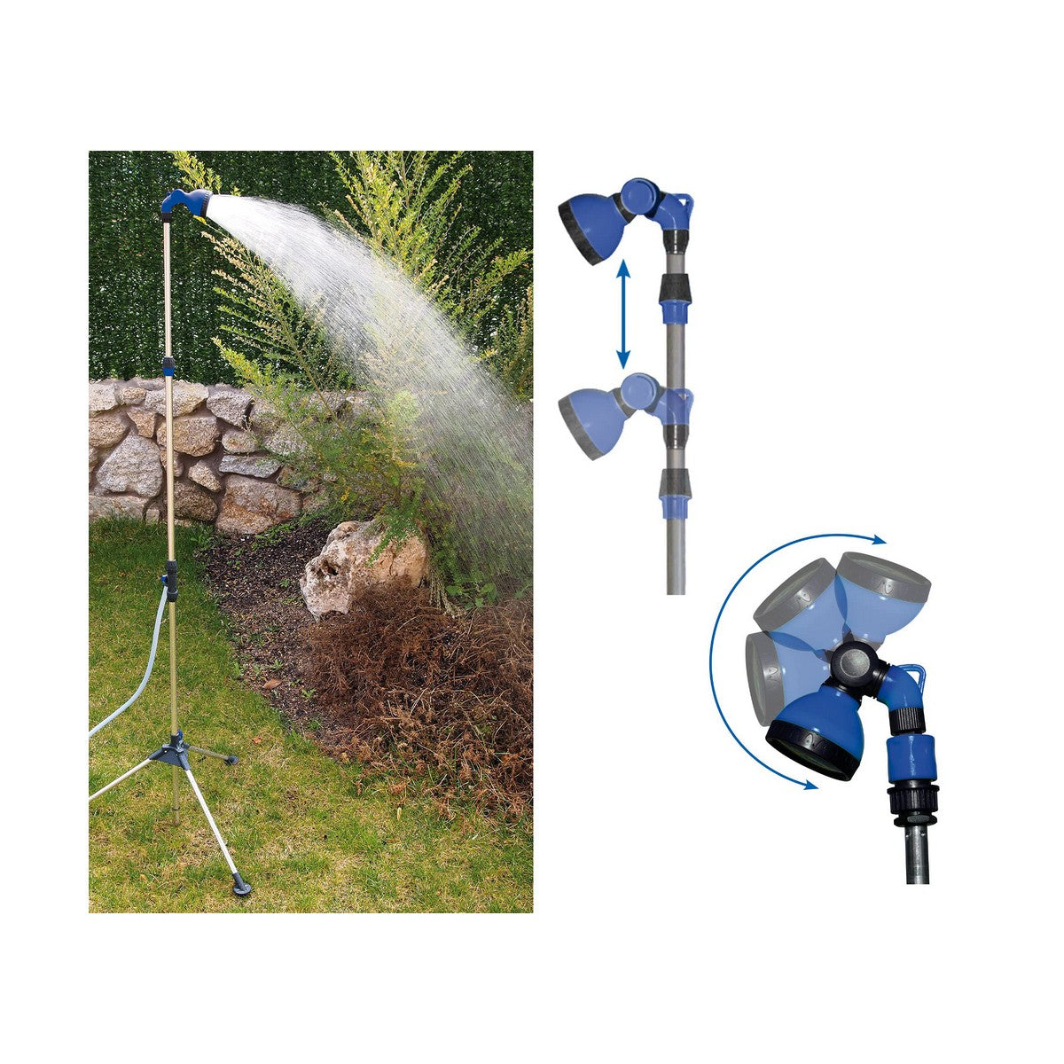 [product_category]-Shower Mount Aqua Control Blue Bird Garden-Bigbuy-S7904806-4