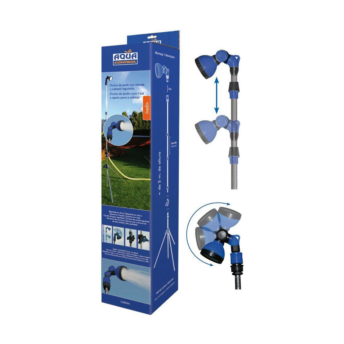 [product_category]-Shower Mount Aqua Control Blue Bird Garden-Bigbuy-S7904806-5