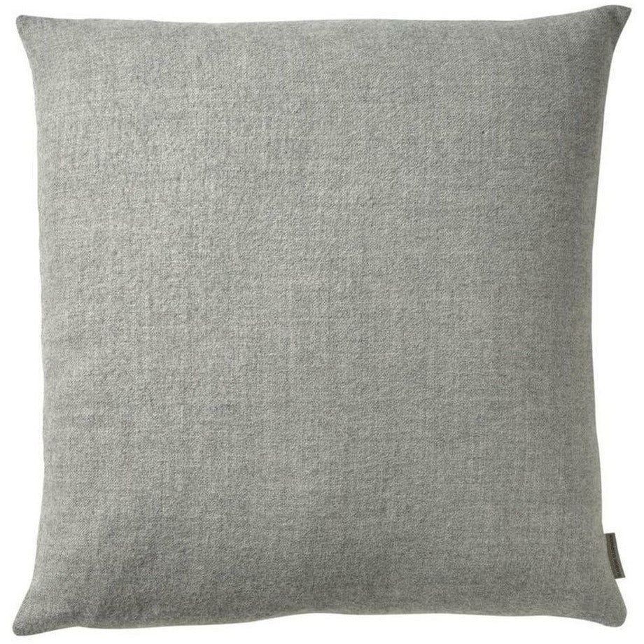 Coussin Silkeborg Uldspinderi Arequipa 40 x 40 cm, gris clair