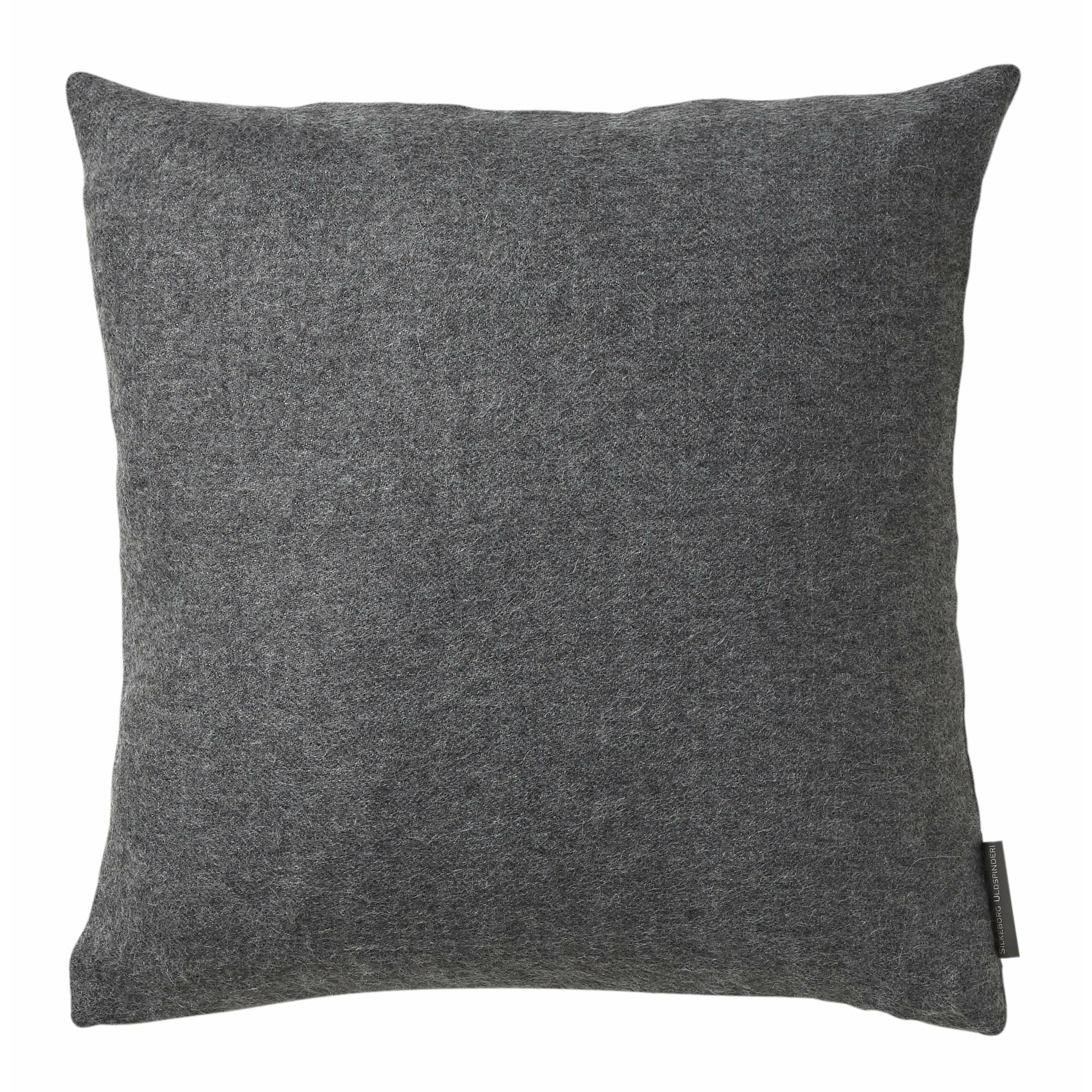 Coussin Silkeborg Uldspinderi Arequipa 40 x 40 cm, gris moyen