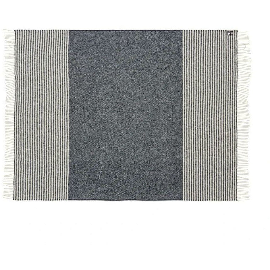 Silkeborg UldSpinderi Bogø Plaid 140 x240 cm, Sailor Blue