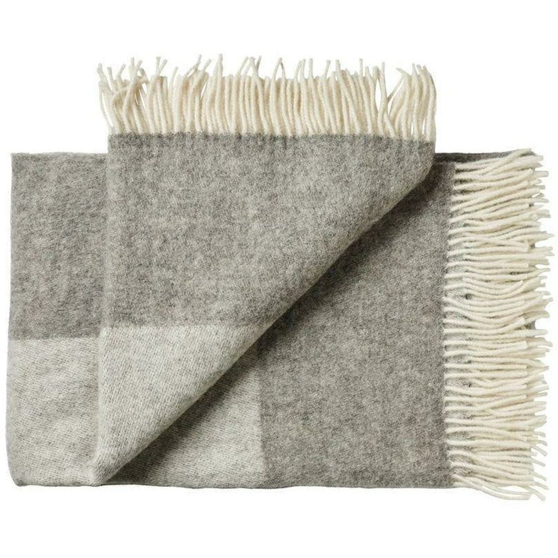 Silkeborg Uldspinderi Bornholm Plaid 140x240 Cm, Light Nordic Grey