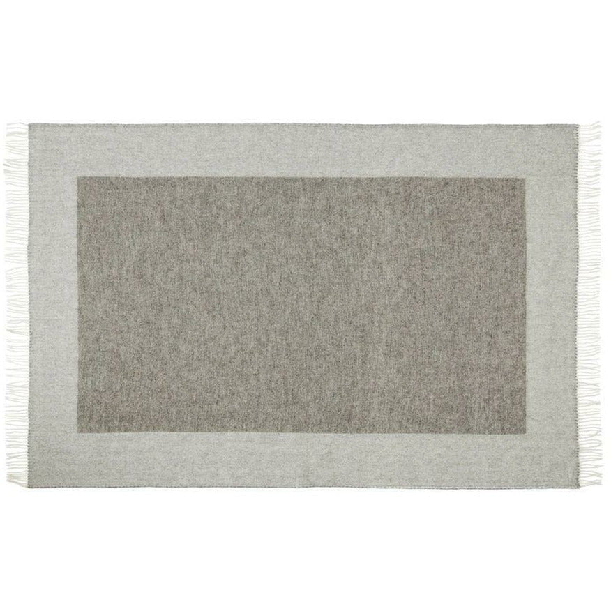 Silkeborg Uldspinderi Bornholm Plaid 140x240 Cm, Light Nordic Grey