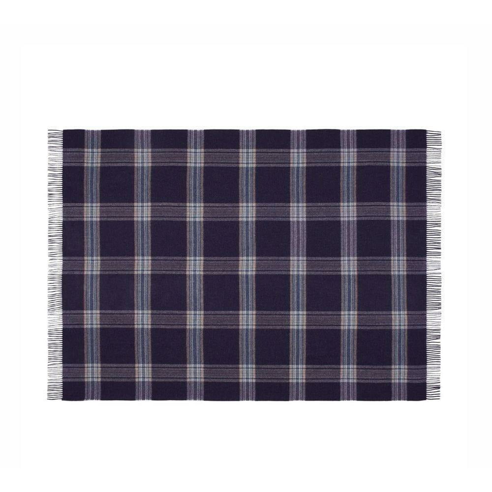 Silkeborg Uldspinderi Buenos Aires Plaid, blau