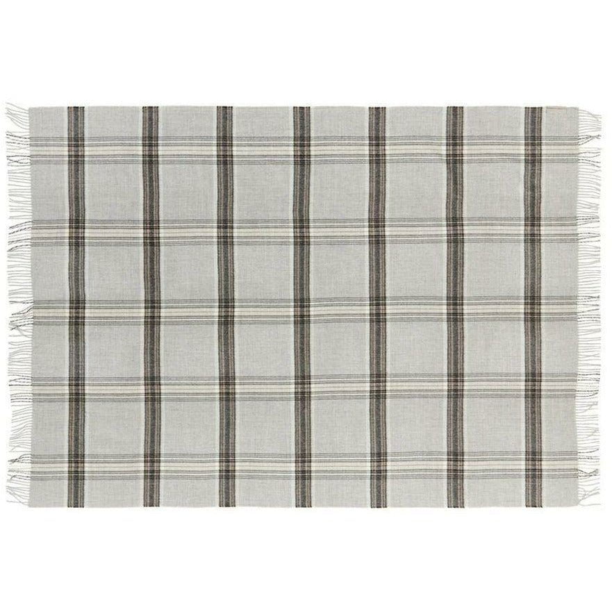 Silkeborg UldSpinderi Buenos Aires Plaid, Classic Gray