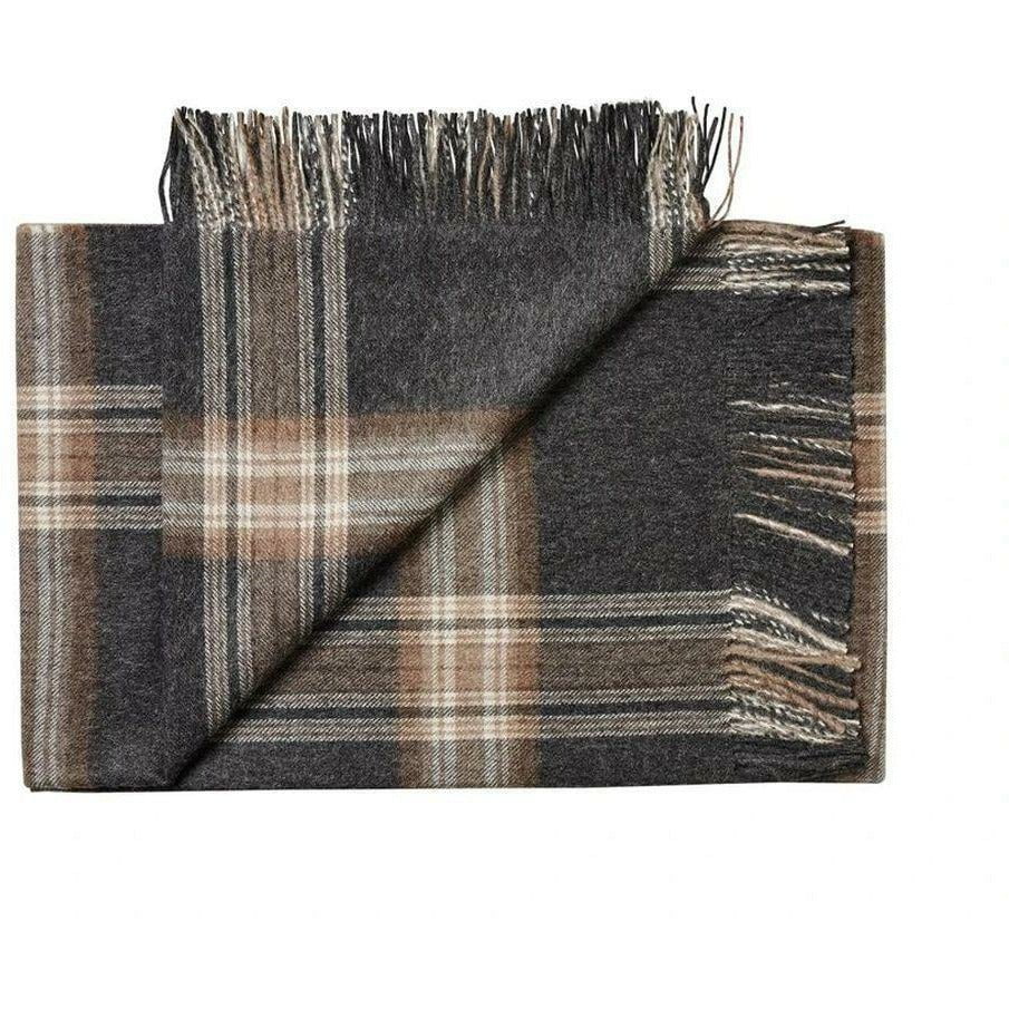 Silkeborg Uldspinderi Buenos Aires Plaid, Dark Grey