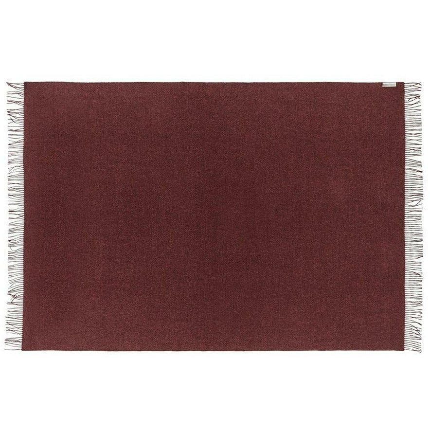 Silkeborg Uldspinderri Cusco Plaid, Old Bordeaux