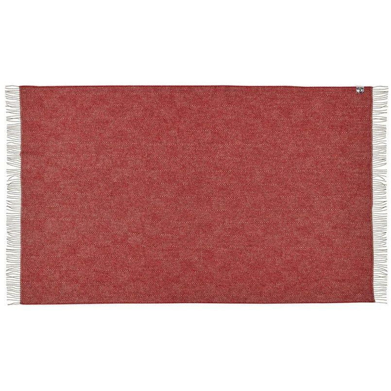 Silkeborg Uldspinderi Fanø Plaid 140x240 Cm, Granite Red