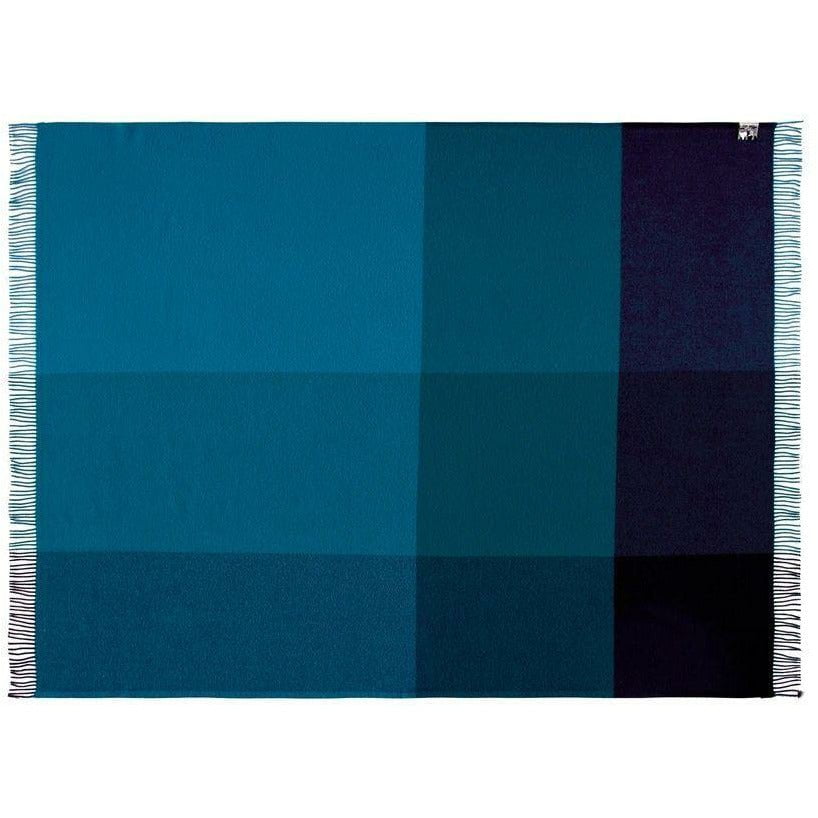 Silkeborg Uldspinderi Miami Plaid, Deep Ocean Blue