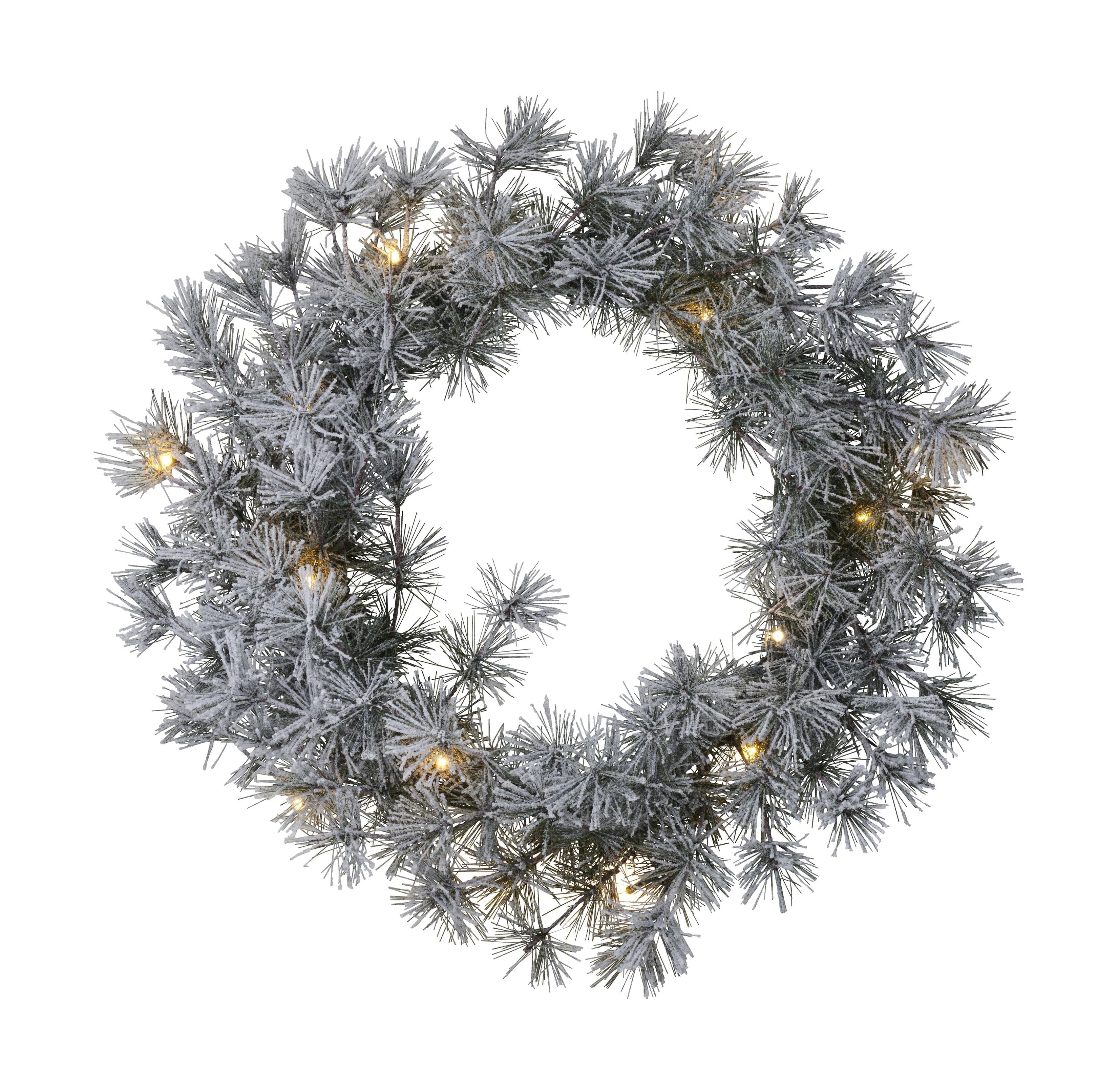 [product_category]-Sirius Alfi Wreath ø45 Cm 15 Le Ds, Snow-Sirius-5707310516881-51688-SIR-1