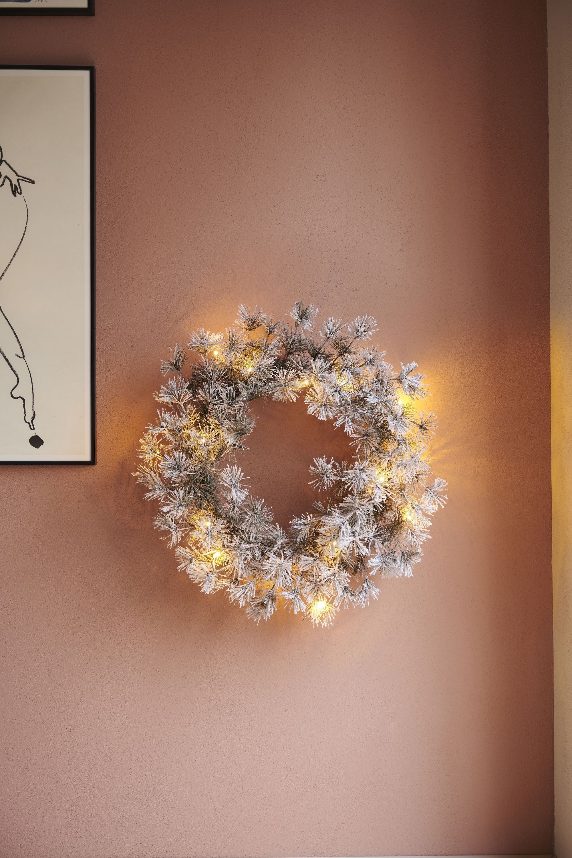 [product_category]-Sirius Alfi Wreath ø45 Cm 15 Le Ds, Snow-Sirius-5707310516881-51688-SIR-2