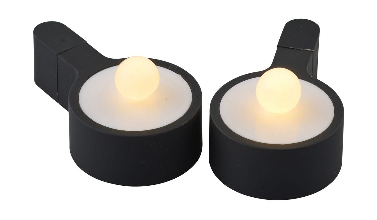 [product_category]-Sirius Amalia Tealight 2 Pcs ø3,9x H1,8 Cm, Black-Sirius-5707310350515-35051-SIR-1