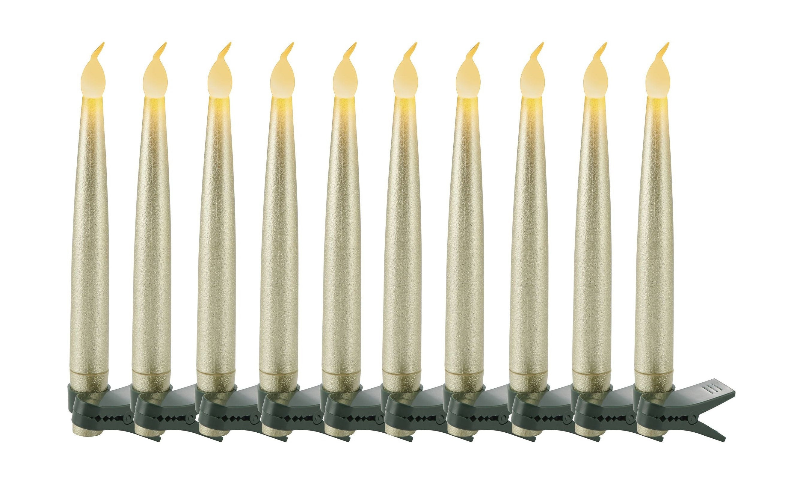 Sirius Carolin Led Candles 10 Pcs, Gold