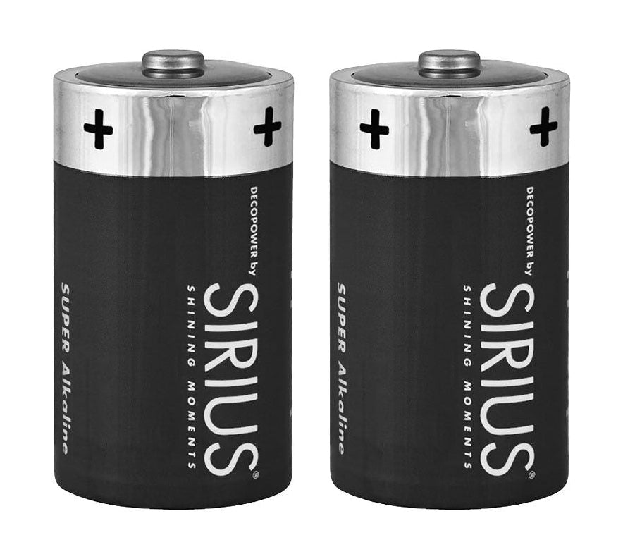 Sirius Deco Power C -Batterien 2PCS -Set