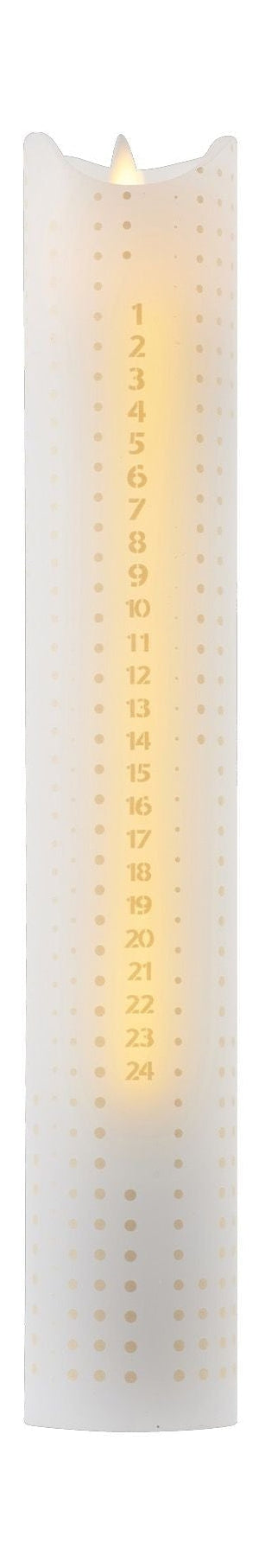 [product_category]-Sirius Sara Calendar Candle ø5x H29cm, Gold Dots-Sirius-5707310240052-24005-SIR-1