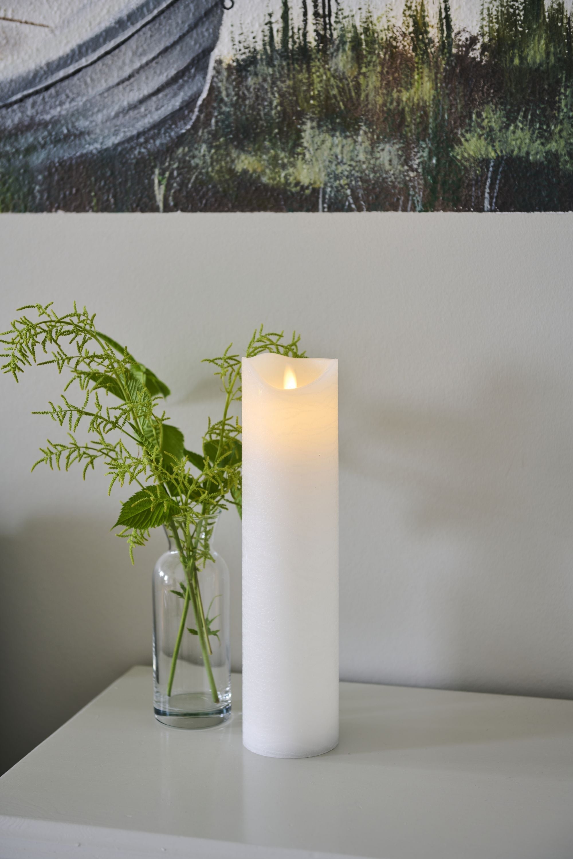 [product_category]-Sirius Sara Rechargeable Led Candle White, ø7,5x H30cm-Sirius-5707310802168-80216-SIR-3