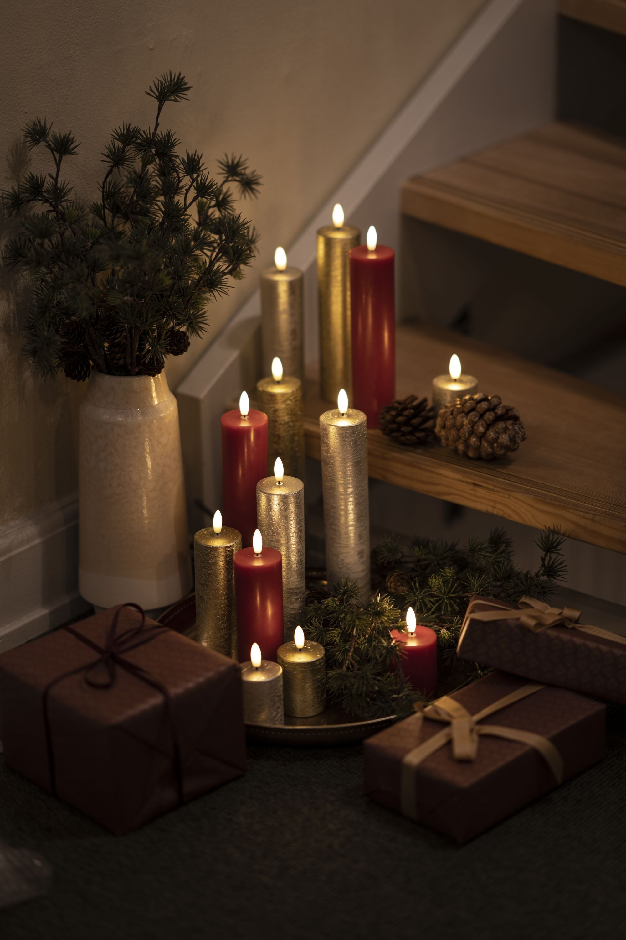 [product_category]-Sirius Sille Led Candle ø5x H15cm, Gold-Sirius-5707310807613-80761-SIR-4
