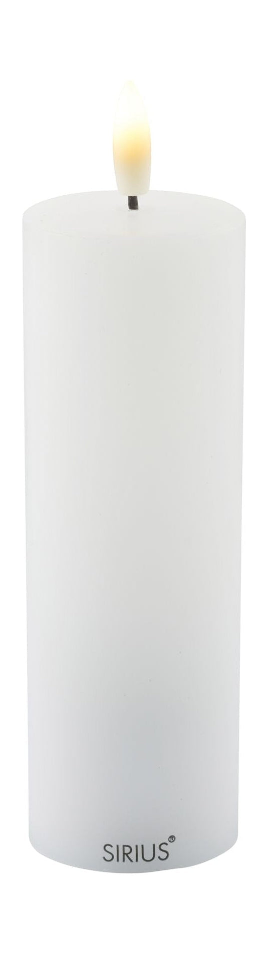 Sirius Sille ledde Candle White, Ø5x H15cm