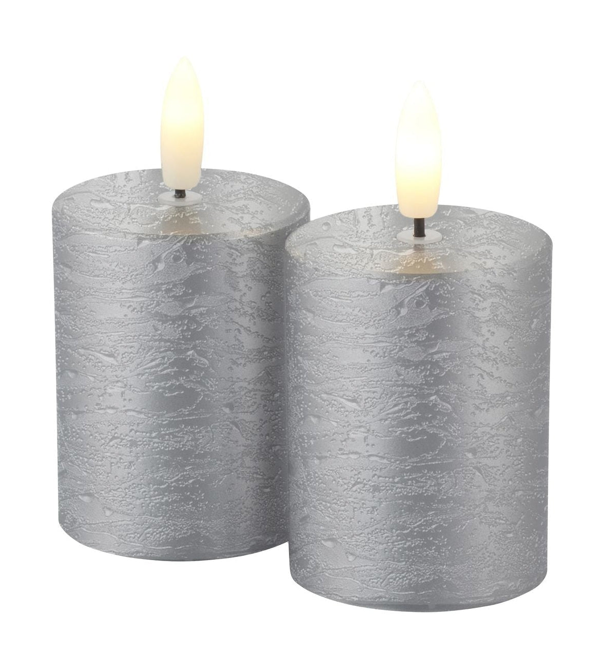 Sirius Sille Mini LED Candle 2pcs, sølv