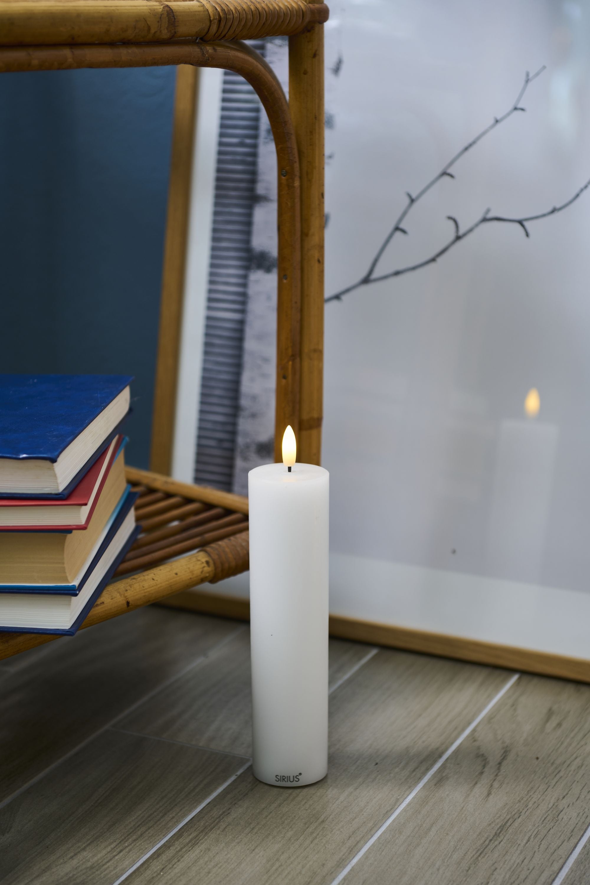 [product_category]-Sirius Sille Rechargeable Led Candle White, ø5x H20 Cm-Sirius-5707310806111-80611-SIR-3