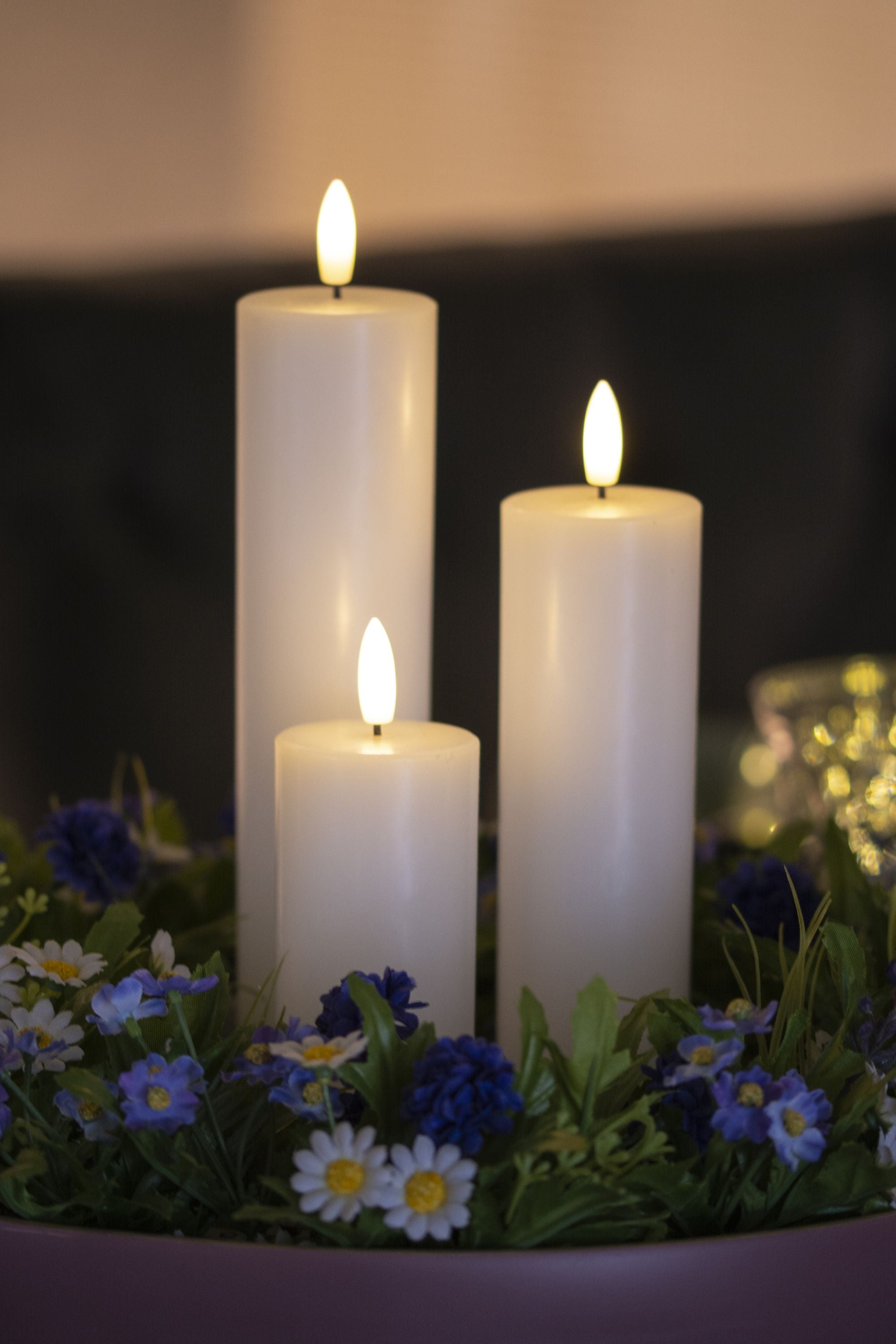 [product_category]-Sirius Sille Rechargeable Led Candle White, ø5x H20 Cm-Sirius-5707310806111-80611-SIR-5