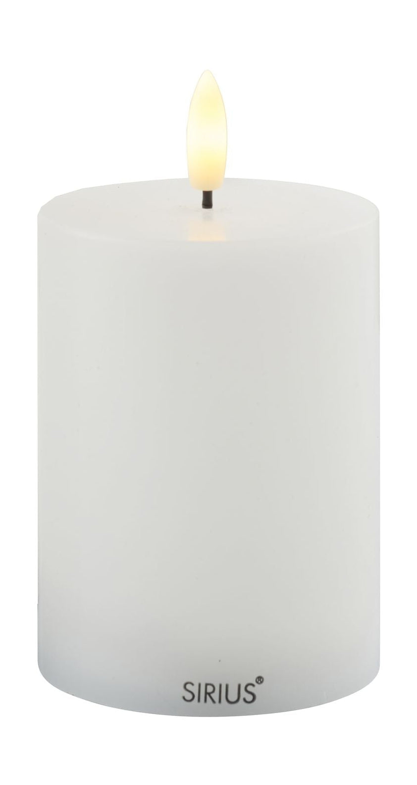 [product_category]-Sirius Sille Rechargeable Led Candle White, ø7,5x H10 Cm-Sirius-5707310806203-80620-SIR-1