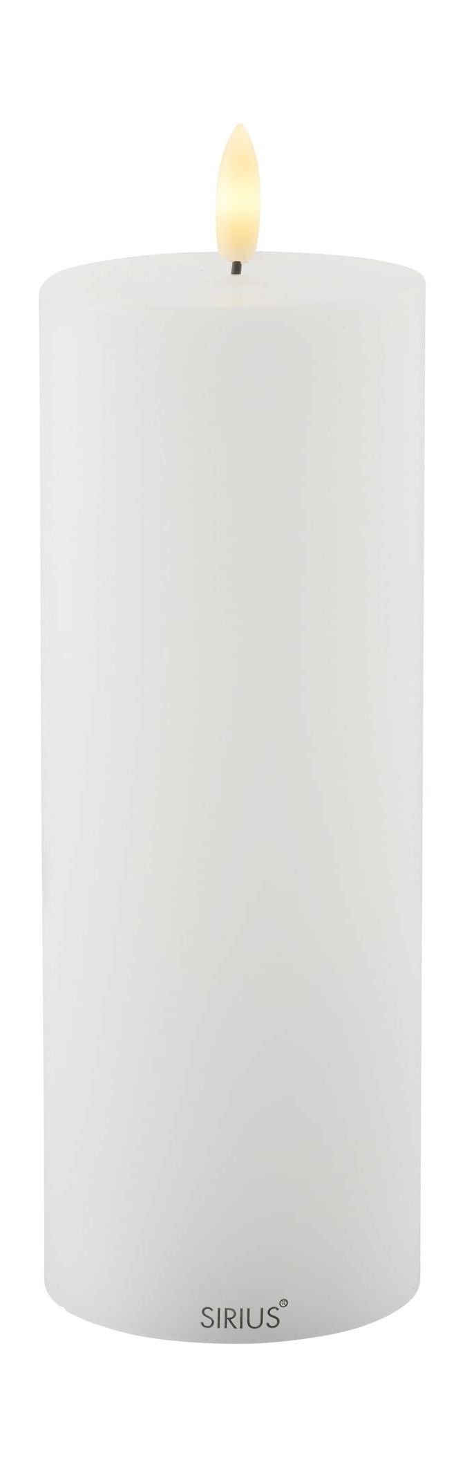 Sirius Sille Rechargeable Led Candle White, ø7,5x H20 Cm