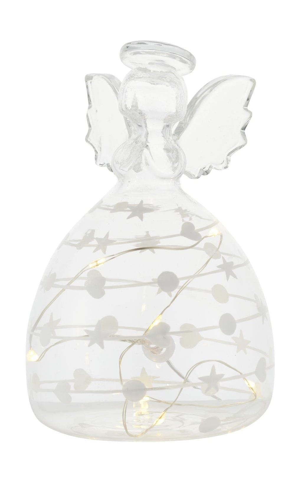 Sirius Sweet Christmas Angel H13+25 cm, blanco/claro