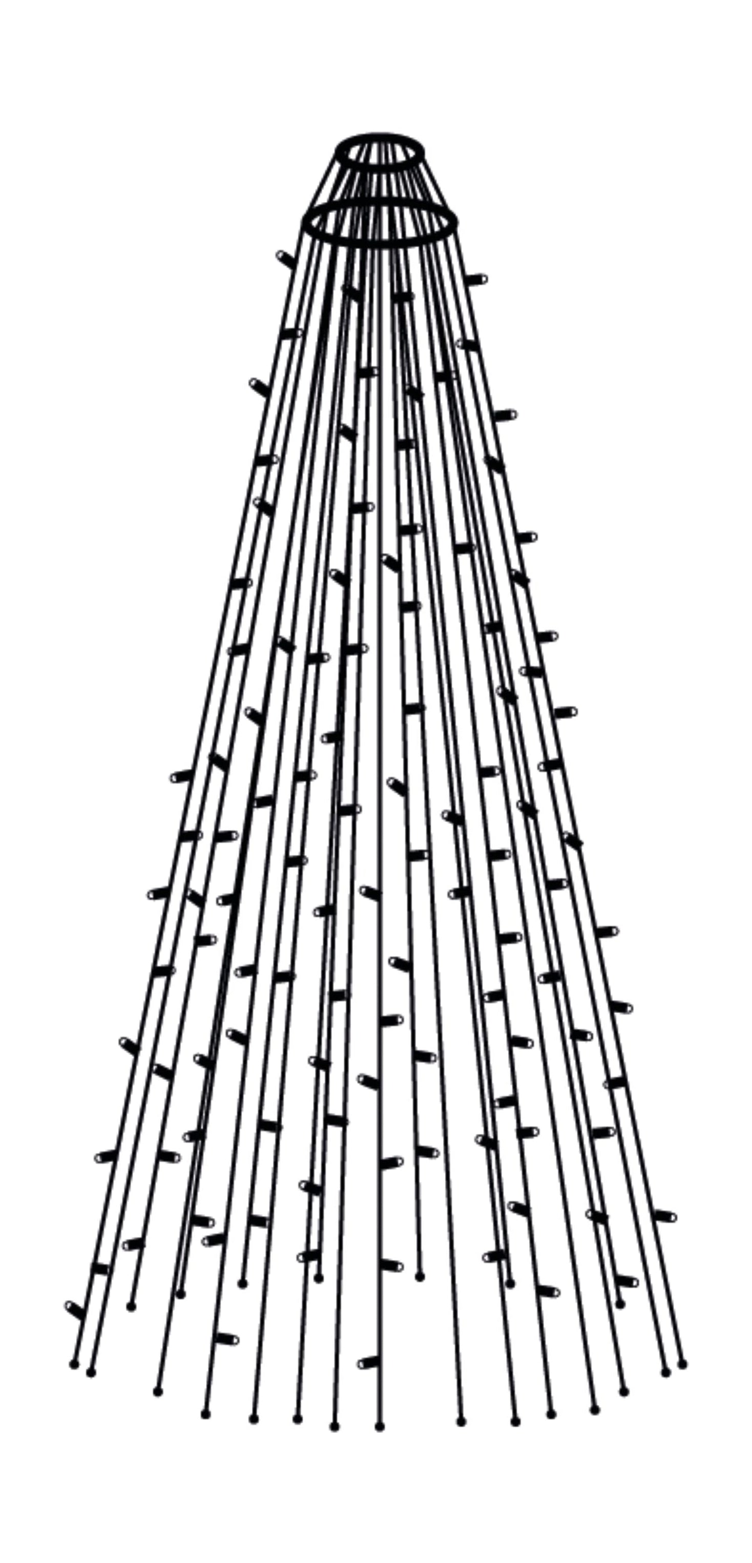 Sirius Tech Line Flag Pole 10,35m 22 dråber, 1518 Le DS