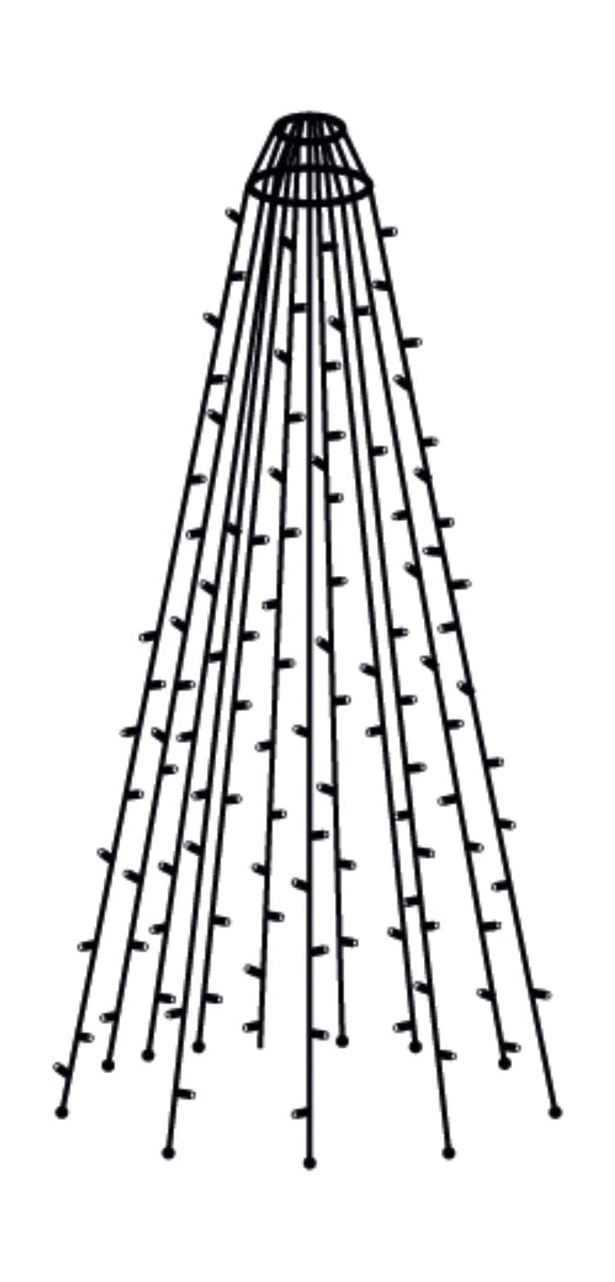 Pole de drapeau de ligne de technologie Sirius 6m 12 gouttes, 480 LE DS