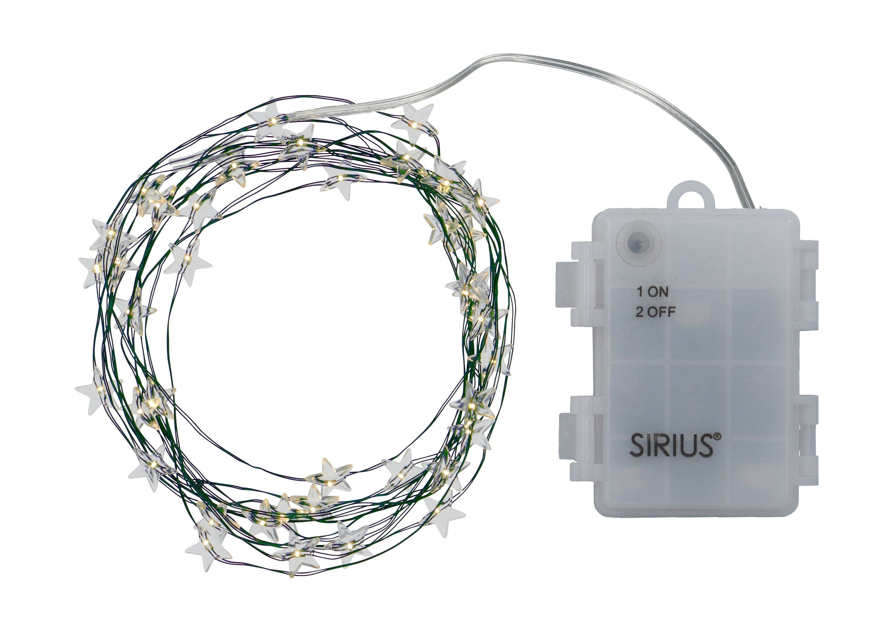 Sirius Trille Cluster Light Chain 40 LE, transparente/verde