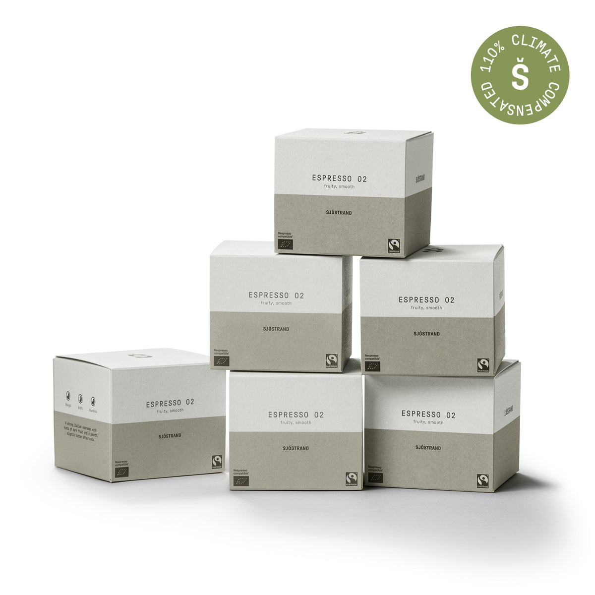 Sjötrand Coffee Capsules 10 Pack, nr 2 Espresso